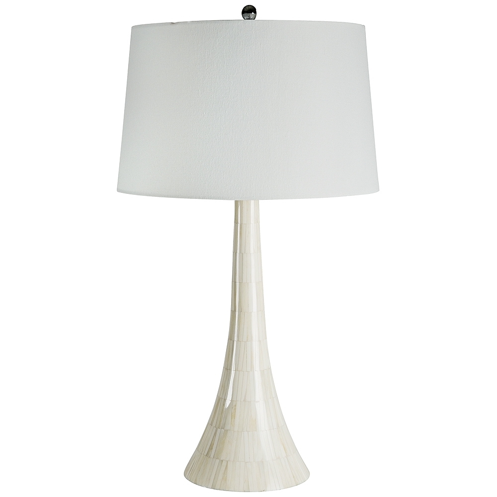 Regina Andrew White Bone Trompette Modern Table Lamp - Style # 9M817 - Image 0
