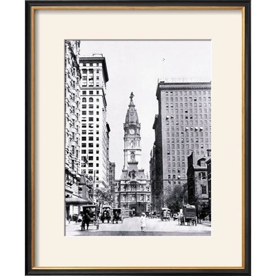 'Looking North on Broad Street, Philadelphia, Pennsylvania' Framed Photographic Print - Image 0