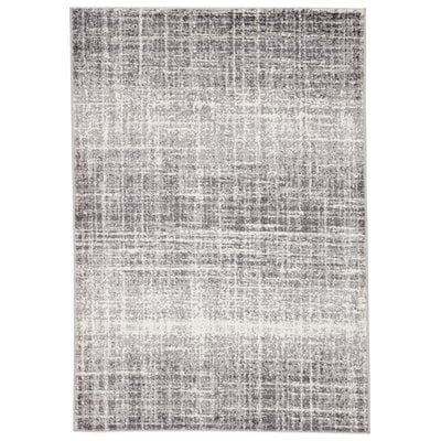 Anner Abstract Gray/White Area Rug - Image 0