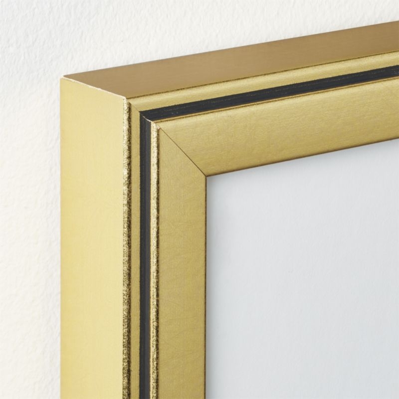 "Green Shutter with Gold Frame 22.5""x27.5" - Image 4