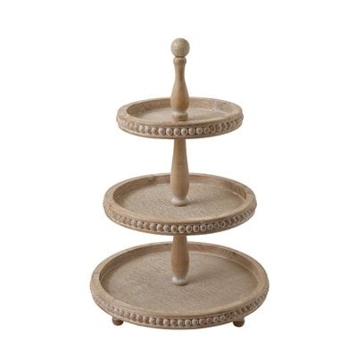 Braymer 3-Tier Wood Coffee Table Tray - Image 0