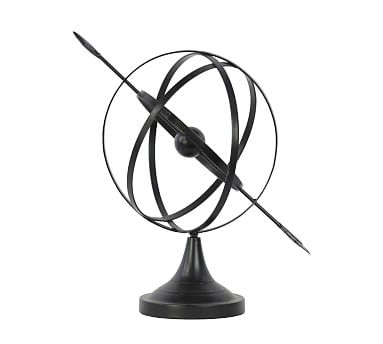Metal Sphere With Arrow Object - Image 0
