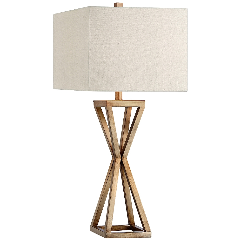 Ezra Painted Gold Table Lamp - Style # 44E11 - Image 0