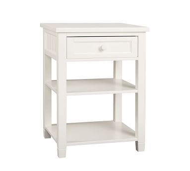 Beadboard Bedside, Simply White - Image 3