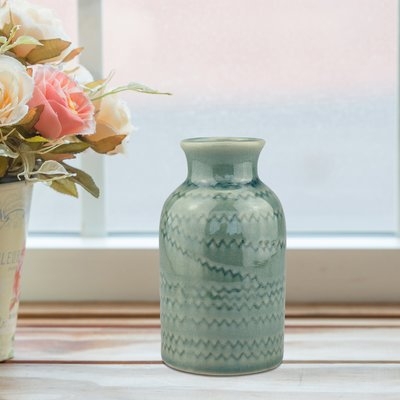 Randazzo Turquoise Table Vase - Image 0