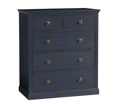Charlie Drawer Chest, Weathered Navy, In-Home Delivery - Image 0