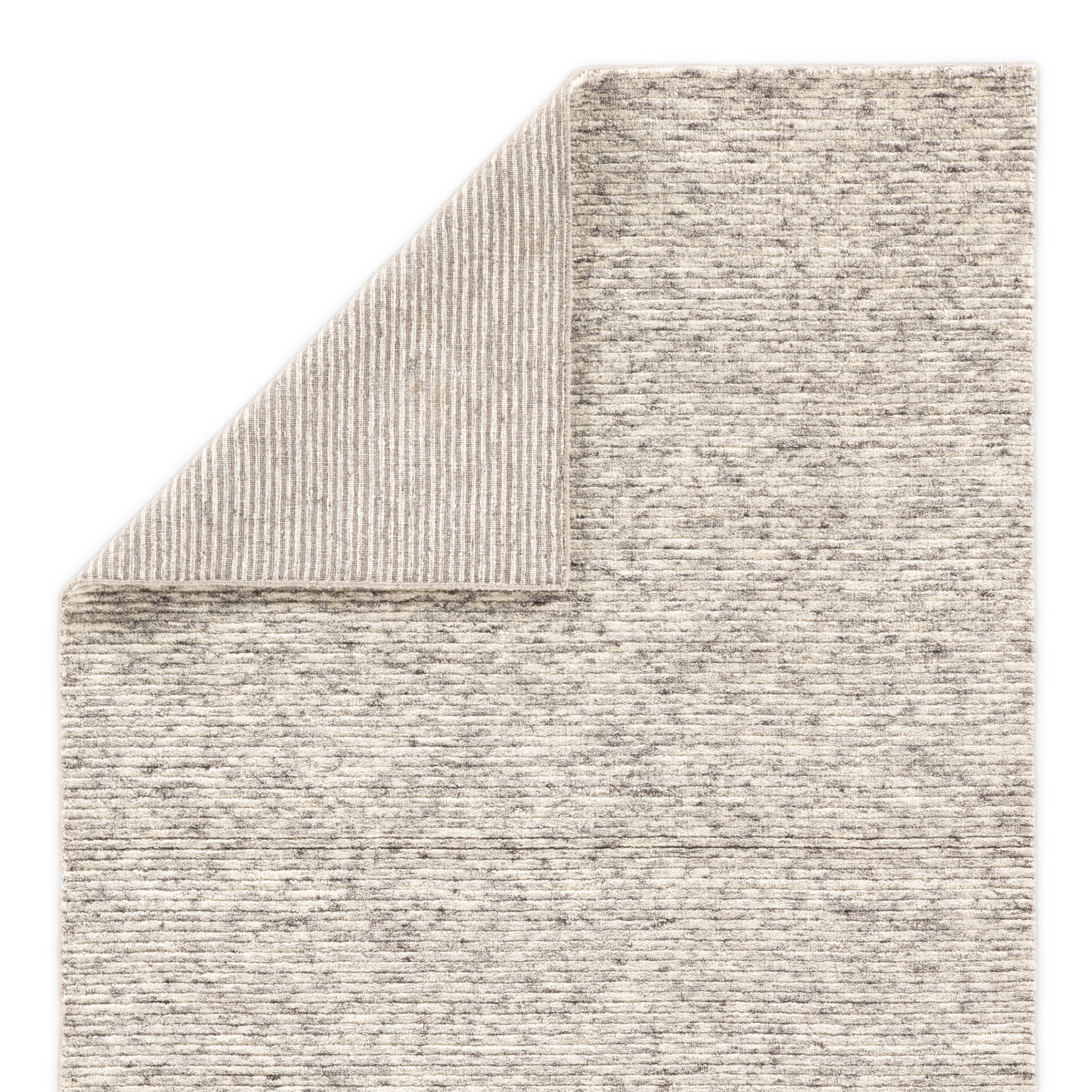 Montshire Handmade Solid Gray/ White Area Rug (8'X10') - Image 2