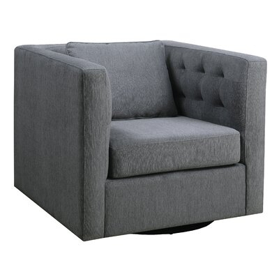 Lorine Tufted Arm Swivel Accent Chair - Image 0