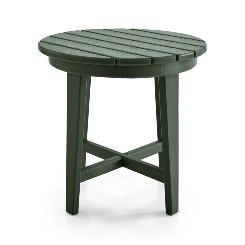 Vista II Green Adirondack Outdoor Side Table by POLYWOOD® - Image 2