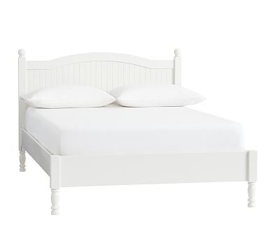 Catalina Without Footboard Bed, Full, Simply White, In-Home Delivery - Image 0