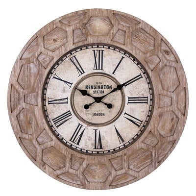 Oversized Louella Brown 31.5" Wall Clock - Image 0
