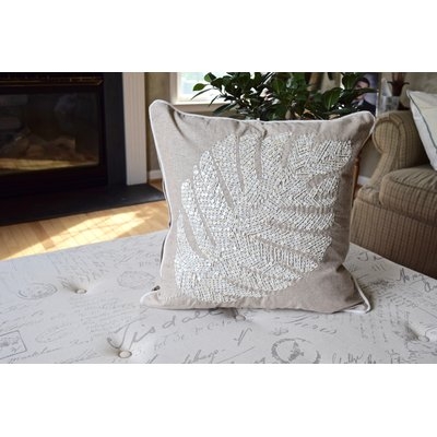 Henry Leaf Throw Pillow - Image 0