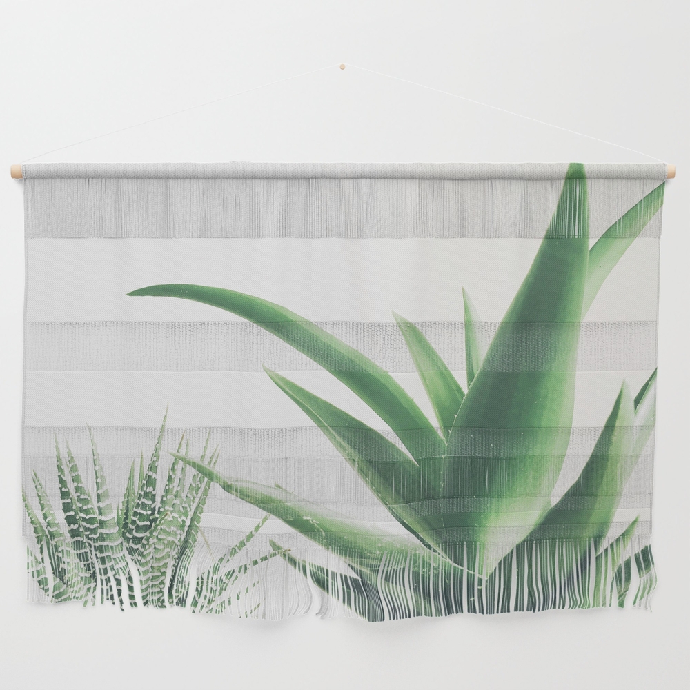 Succulents Wall Hanging by Cassia Beck - Large 47" x 32.25" - Image 0