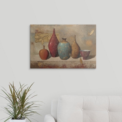 'Leaves and Vessels' by James Wiens Painting Print - Image 0