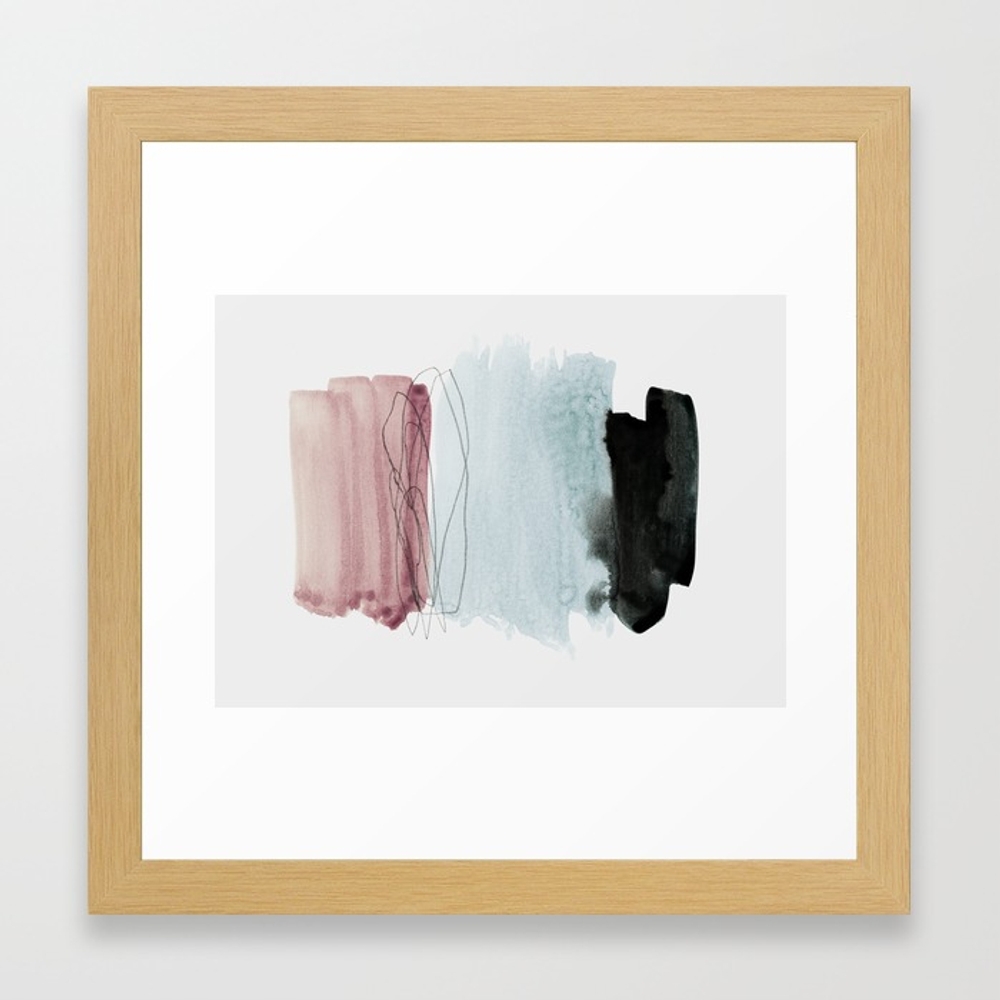 minimalism 4 Framed Art Print, 12" x 12" - Image 0