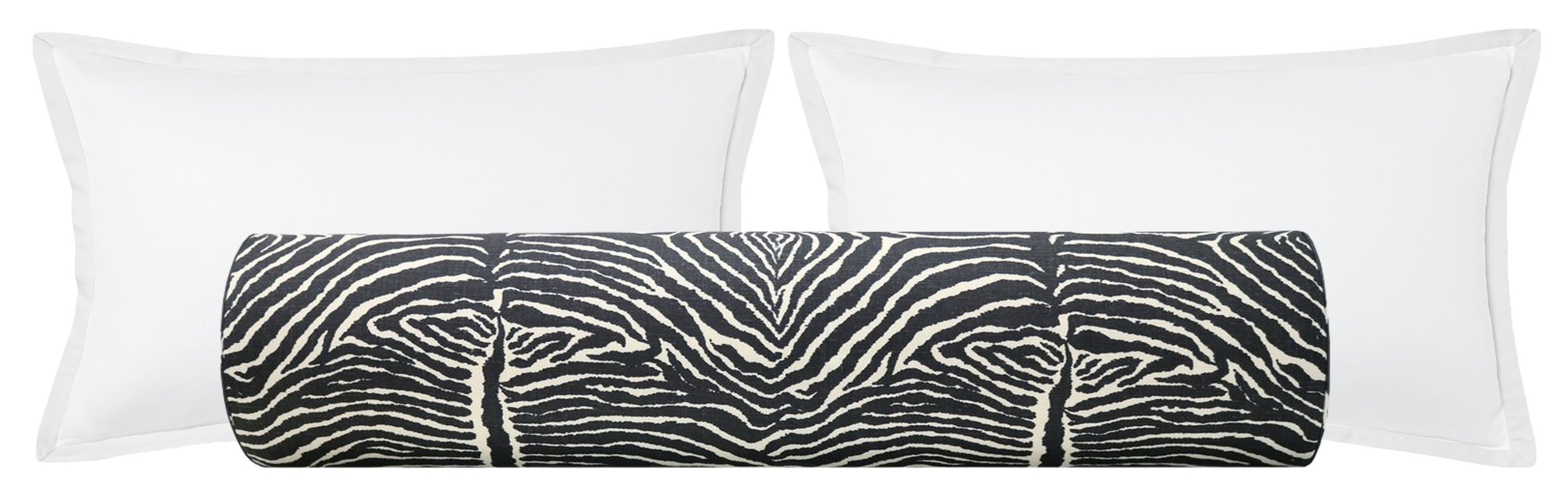 THE BOLSTER :: LE ZEBRE // BLACK | BRUNSCHWIG & FILS - Sample 4" X 4" - Image 0