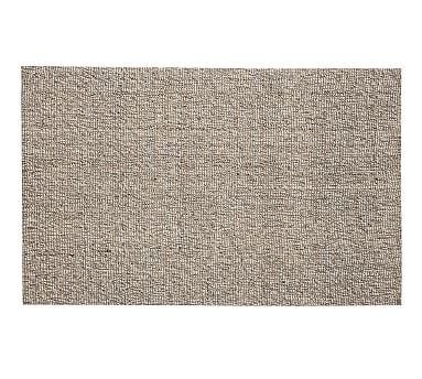 Chunky Wool/Jute Rug, 3 x 5', Gray - Image 2
