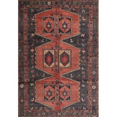 Bonparker Traditional Blue/Red Area Rug - Image 0