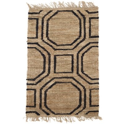 Hexile Hand-Knotted Light Brown Area Rug - Image 0