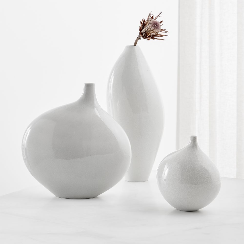 Dove Grey Vases, Set of 3 - Image 0