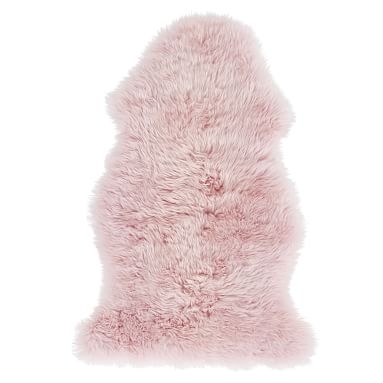 Supersoft Shearling Rug, 2'x3', Blush - Image 0