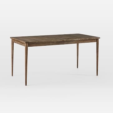 Modern Farmhouse Expandable Dining Table, Carob,62"-82" - Image 1