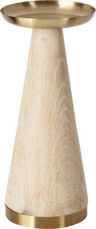 Bond Large Wood Pillar Candle Holder - Image 8