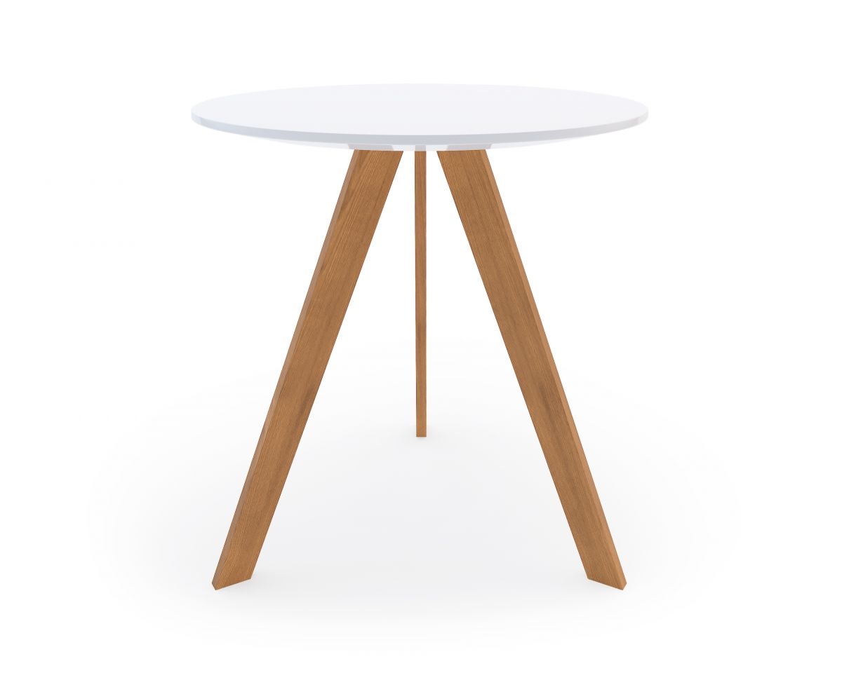 Dolf Side Table - White Ash Wood - Image 0