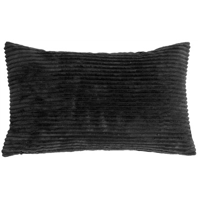 Luciana Lumbar Pillow, Black - Image 0