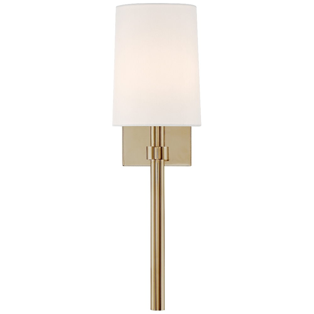 Crystorama Bromley 18" High Aged Brass Wall Sconce - Style # 72Y18 - Image 0