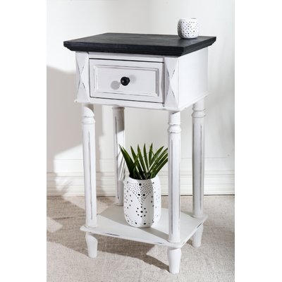 Iker Ashbury 2-Tier End Table with Storage - Image 0