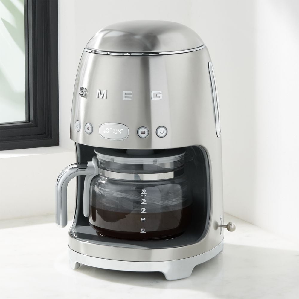 SMEG Stainless Steel Retro Drip Coffee Maker - Image 0