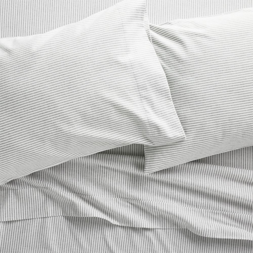 Stripe Flannel Twin/Twin Extra-Long Sheet Set - Image 0