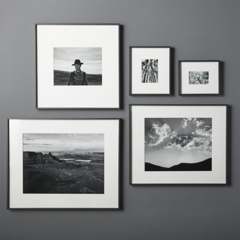 Gallery Black Frame with White Mat 4x6 - Image 1