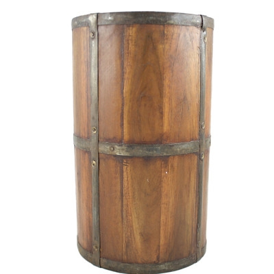 Alcorn Rustic Wood Umbrella Stand - Image 0