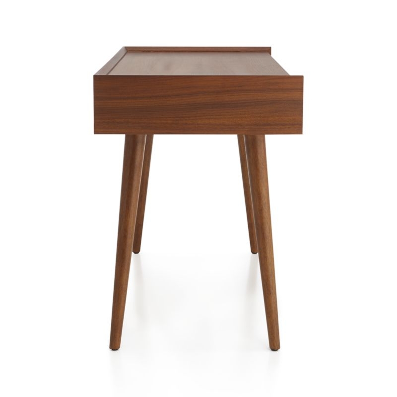 Tate 48" Walnut Desk with Power Outlet - Image 7