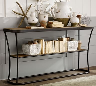 Bartlett Metal & Reclaimed Wood Console Table - Image 3