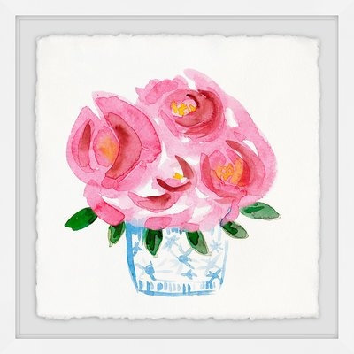'Pink Blooms' Framed Print - Image 0