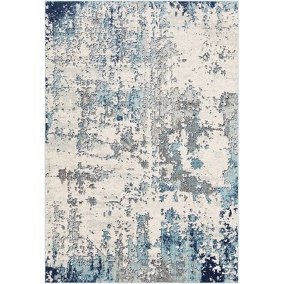 Wyona Distressed Abstract Multicolor Area Rug - Image 0