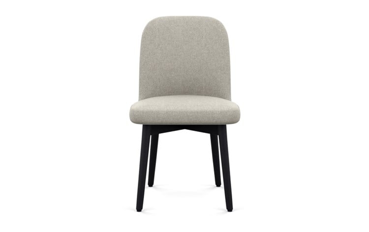 Dylan Dining Chair with Dune Fabric and Matte Black legs - Image 0
