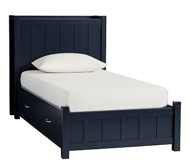 Camp Twin Storage Bed, Navy, In-Home Delivery - Image 0