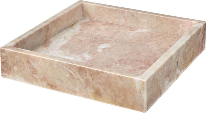 Stack Small Pink Marble Tray - Image 4