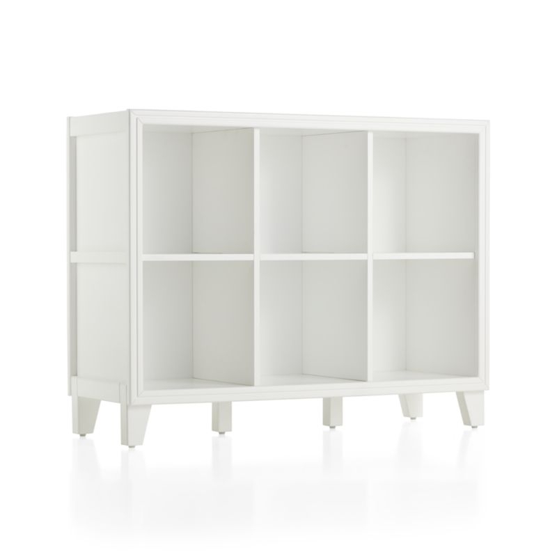 2-in-1 White 6-Cube Bookcase - Image 6
