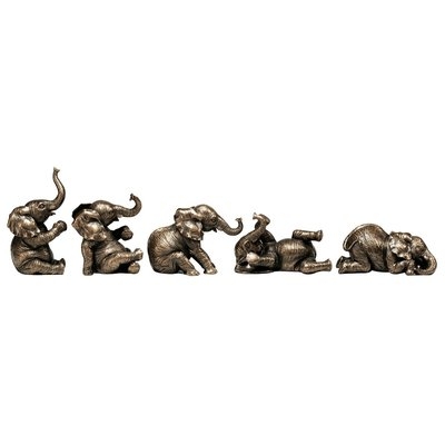 The Five Playful Pachyderms Figurines - Image 0