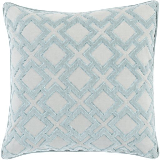 Alexandria Throw Pillow, 20" x 20", with down insert - Image 1