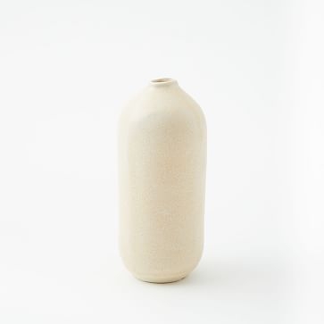 Judy Jackson Tiny Stoneware Bottle Oval, White - Image 3