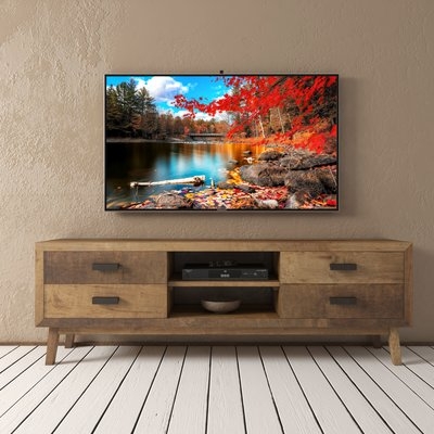Aguon Solid Wood TV Stand for TVs up to 75 inches - Image 0