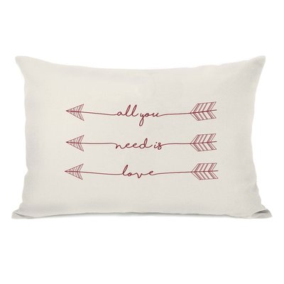 Takara All You Need Is Love Arrows Lumbar Pillow - Image 0