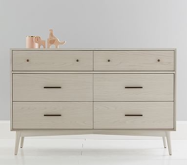 west elm x pbk Mid-Century Extra Wide Dresser, White, In-Home Delivery - Image 3