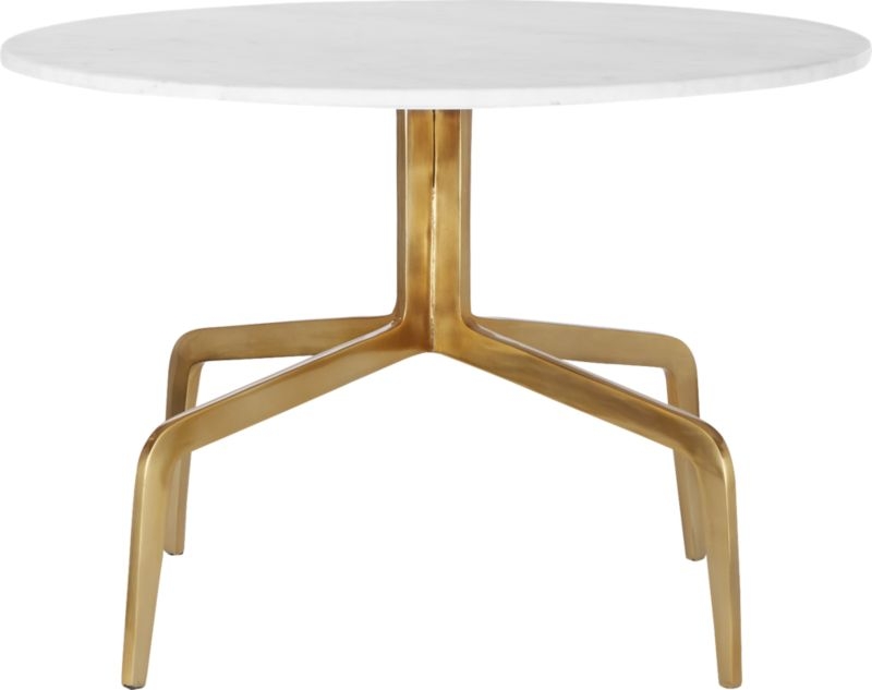 Dorset Gold and Marble Coffee Table - Image 4